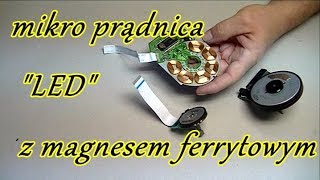 prądnica LED z magnesem ferrytowym [upl. by Laurentium]