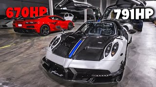 CAN THE C8 Z06 HANG WITH A PAGANI HUAYRA BC [upl. by Gascony]