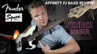 Fender Squier Affinity Precision Bass Demo and Review [upl. by Lirbaj]