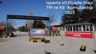 Isparta 40Piyade Alayı Terörle Mücadele ve Komando Eğitim Komutanlığı Bedelli Askerlik  Ekim 2023 [upl. by Narmak]