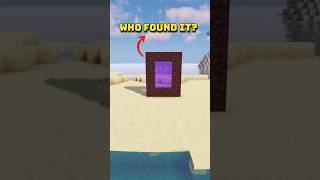 Who Found Nether Portal In Minecraft [upl. by Mylander]