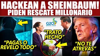 URGENTE ROBAN DATOS A CLAUDIA ¡LA SOBORNAN SHEINBAUM ACORRALA A TRUMP quotO LE BAJAS O LE BAJASquot SHOK [upl. by Margreta178]