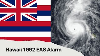 EAS Alarm YouTube  Hawaii 1992 EAS Alarm Hurricane [upl. by Avirt43]