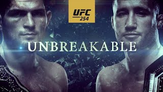 UFC 254  Khabib vs Gaethje  Unbreakable  Official Trailer [upl. by Desiri691]