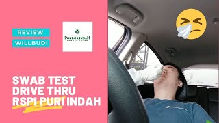 PCR Swab Test Drive Thru at Rumah Sakit Pondok Indah  Puri Indah in January 2021 [upl. by Enitsirt]