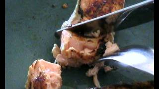 Salmon with no bones transglutaminase [upl. by Nomi]