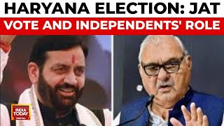 Independents And Jat Vote Impact Haryana Election Results  India Today LIVE [upl. by Jona]