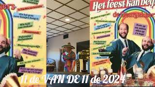 HET FEEST KAN BEGINNEN🥳 11de van de 11de🥳DE DEURZAKKERS COVER 🎤RON STEVENS [upl. by Idahs]