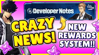 INSANE NEWS DEV NOTES FREE LEGENDARY RUNES CRAZY UPDATES Solo Leveling Arise [upl. by Aroon536]