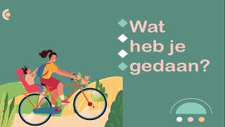 Wat heb je in de paasmeivakantie gedaan perfectum vtt NT2 learndutch Waystage 12 A2 [upl. by Yrakcaz]