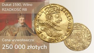 Niespotykana moneta pojawia się na rynku pierwszy raz od prawie 40 lat Zygmunt III Waza Dukat Wilno [upl. by Aicened]