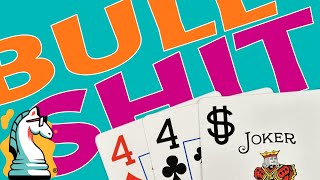 How to Play Bullshit  a bluffing card game [upl. by Loriner]