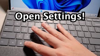 How to Open Settings amp Keyboard Shortcut on Windows 11 or 10 PC [upl. by Esertap]