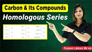 Homologous Series  Carbon and its Compounds Class 10  NTSE CHEMISTRY  Poonam mam  ATP STAR KOTA [upl. by Ahsitnauq]