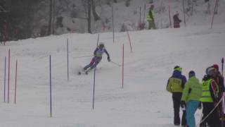 GERMANE Dzenifera Winner SL 1st run U14 FIS Skofja Loka 2017 [upl. by Alesram959]