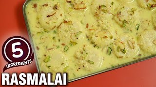 5 Ingredients Recipe  Quick amp Easy Rasmalai Recipe  Indian Dessert  Varun [upl. by Archer]