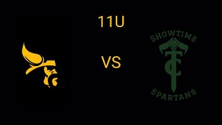 11u Treasure Coast Spartans Vs 11u Lauderdale Lakes Vikings at Battle [upl. by Joanna]