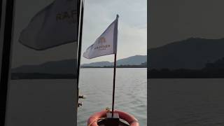 Raffles udaipur boat mountains rafflesudaipur tourism bharat photography travel lake [upl. by Tenaj58]