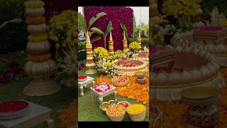 Beautiful haldi ceremony decoration ideas Best haldi decoration ideas Gorgeous haldi decorations 💕 [upl. by Hashimoto557]