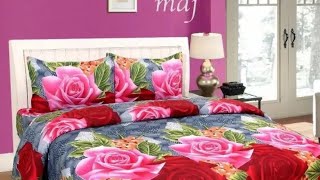 Polycotton Printed Bedsheet With 2 Pillow Covers [upl. by Felt]