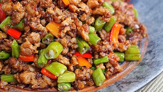 THE BEST PORK GINILING RECIPE [upl. by Ellekram390]