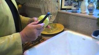 Household Tips  How to Peel and Slice an Apple THE RIGHT WAY [upl. by Blaine]