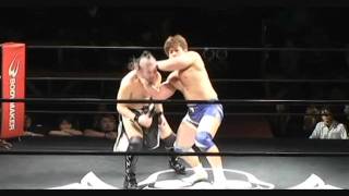 Mototsugu Shimizu amp Jun Ogawauchi vs Yoshihito Sasaki amp Shinya Ishikawa [upl. by Netsyrc]