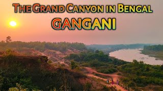 Gangani the Grand Canyon in Bengal  One Day Tour Near Kolkata  Gangani Bike Ride 2023 [upl. by Ahtennek]