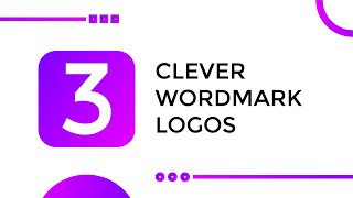 3 Best Wordmark Logo Design  Creative Logotype Design  Lettermark Logo  Adobe Creative Cloud [upl. by Meyers]