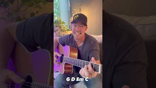 Whiskey Glasses  Morgan Wallen  4 Chord Country Songs on Guitar [upl. by Aiciruam25]