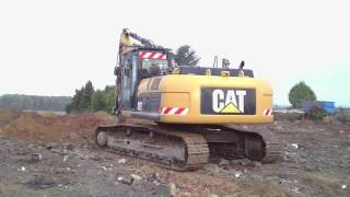 excavator cat 320E329EDEM30 demolition5 [upl. by Alaine]