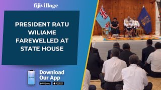 President Ratu Wiliame farewelled at State House [upl. by Bertold]