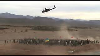 Helicopter Vs Imider protesters َArchive 2 [upl. by Yelah]