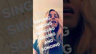 Dianna Agron practicing her singing [upl. by Waylan]