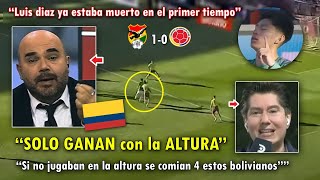 DESTROZADOS PERIODISTAS COLOMBIANOS NO CREEN la DERROTA con BOLIVIA VS COLOMBIA 10 HOY [upl. by Fanny]