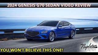 2024 Genesis G70 Napleton News Video Review [upl. by Nivak]