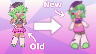 🎀⟣ Old OC Magical Girl Transformation   GlowUp ⟢🎀 [upl. by Arim]