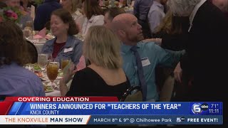 Knox County Schools honor quotTeachers of the Yearquot winners [upl. by Haisoj806]