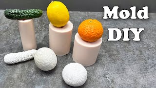 DIY Silicone Molds Crafting UltraRealistic Plaster Fruits [upl. by Emsoc]