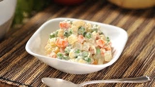 Receta de Ensaladilla Rusa  ¿Cómo hacer Ensaladilla Rusa  Ensaladilla Rusa [upl. by Glynda]