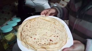 كريب مالح بحشوة أكثر من رائعة و المهم سهلة و لذييييييذة 😋😋 Crêpe salée avec garniture [upl. by Ade790]