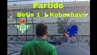 Blog partido BETIS 11 Kobenhavn fases de grupo conference league [upl. by Anirbak95]