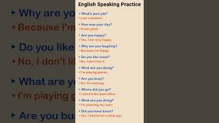 500 Simple Questions And Answers  English Speaking Practice  Speak English Fluently ✅ [upl. by Ezara]