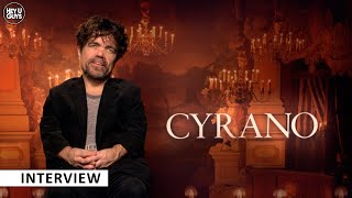 Cyrano  Peter Dinklage on the intimacy of singing live amp the kindness of characters [upl. by Nesiaj]