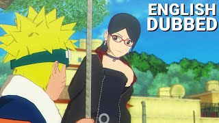 Sarada meets Naruto DUBBED [upl. by Ashil]