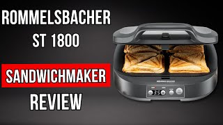 Top oder Flop ROMMELSBACHER ST 1800 Sandwich Maker Review [upl. by Doowron628]