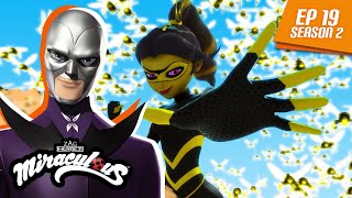 MIRACULOUS  🐞 QUEEN WASP Queens Battle Part 2 🐾  FULL EPISODE ▶️ Season 2 Episode 19 [upl. by Ynaffad]