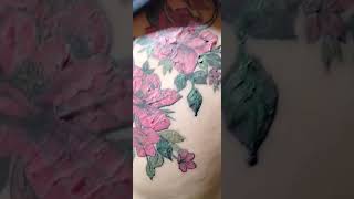 TATTOO HEALING PROCESS  BEFORE AND AFTER [upl. by Joye]