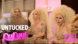 Untucked RuPauls Drag Race Episode 8  Conjoined Queens [upl. by Suivatal]