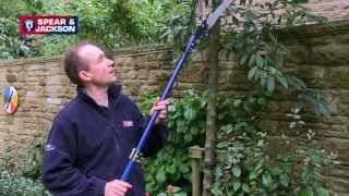 Spear amp Jackson Telescopic Tree Pruner with Lee Bestall [upl. by Elodea832]